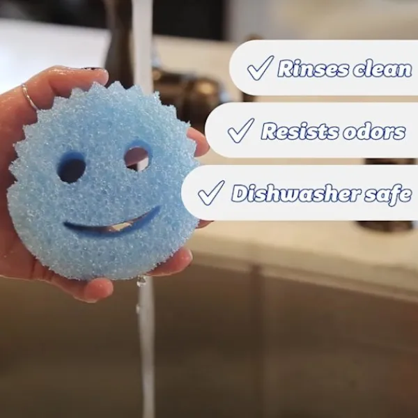 Svampar & Dukar-Smiley Magic Rengöringsdukar Smiley Svampdukar Honungskaka Svamp Hushåll Kök Rengöring Diskning Bomull