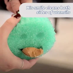 Svampar & Dukar-Smiley Magic Rengöringsdukar Smiley Svampdukar Honungskaka Svamp Hushåll Kök Rengöring Diskning Bomull