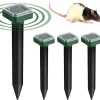 Skadedjur & Insekter-Solcellsdriven mullvadsskrämma 4-pack