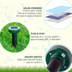 Skadedjur & Insekter-Soldrivna gnagaravvisare och ultraljuds gnagaravvisare