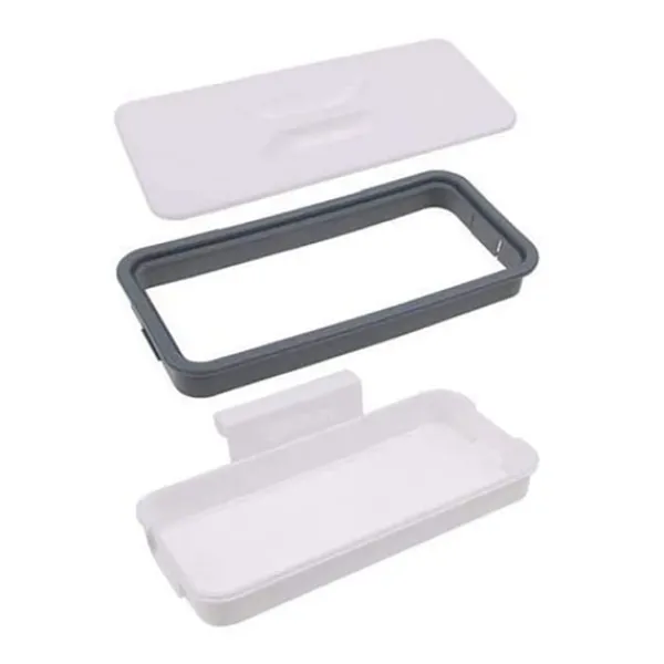 BEBETTER Soptunnor-Sopkassehållare med klämma för låda/dörr/skåp, idealisk för husbil, resor, hem, kök, avfallssortering