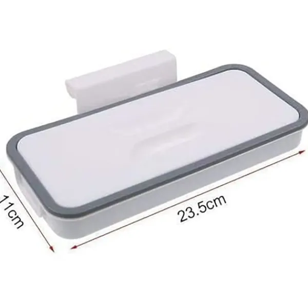 BEBETTER Soptunnor-Sopkassehållare med klämma för låda/dörr/skåp, idealisk för husbil, resor, hem, kök, avfallssortering