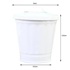 DMstore Soptunnor-Sopsäck för skrivbord med lock, hinkform, läckagesäker, stor öppning, soptunna BY One Size