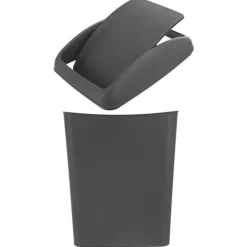 Orion Soptunnor-Soptunna 10L mörkgrå med tippbart lock