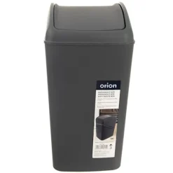 Orion Soptunnor-Soptunna 10L mörkgrå med tippbart lock