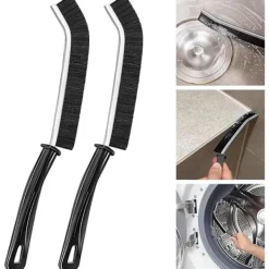 Fönsterrengöring-Spaltborste Magisk Rengörare Fogborste Gap Hårda Borst Magisk Rengöring Multifunktionella Rengöringsverktyg Rengöringsskrubber (2 st)