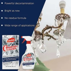 Fönsterrengöring-Sparkle Plenty Ljuskronrengöring Dropptorka Spray Utan Torkning - Dammtorkare & Rengöringsspray för Glas Utan Ränder 1PCs