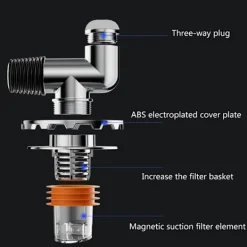 unbranded Tvättmaskiner-Speciell golvavloppskontakt Deodorant Uppnå jämn och effektiv dränering