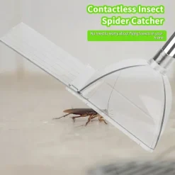 Skadedjur & Insekter-Spindel- och insektsfångare - 81 cm justerbar långskaftad spindelfångare och frigörare, kontaktlös fångst av insekter
