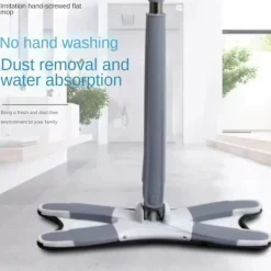 Städmoppar-Spinnmopp Tvätta Flat Mopp GRÖN