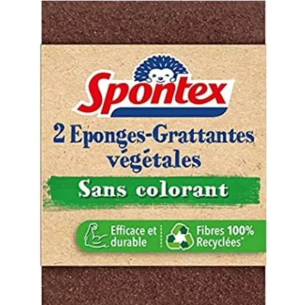 Spontex Svampar & Dukar-/ Färgfri/ Diskborste/ 2 stycken