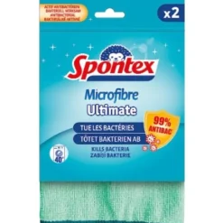 Spontex Svampar & Dukar-Ultimate Mikrofiberduk 30x30 cm - Högkvalitativ Tysk Imp