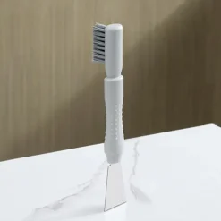 Fönsterrengöring-Springa rengöringsborste, köksrengöringsborste, tunna springrengöringsborstar med spade för hushållsbruk