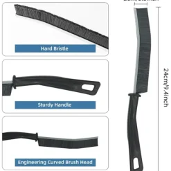 Fönsterrengöring-Springrengöringsborste 3 st, rengöringsverktyg för smala hörn i hemmet, köket, badrummet och fönsterspår