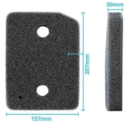 Torktumlare-12st 9164761 - Skumfilter för torktumlare för Tmb540wp Tks850wp Tkg840wp Tks650wp Tkb150wp Tkg450wp