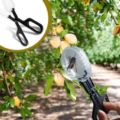 Skadedjur & Insekter-2st Bärbar Transparent Insektsfångare Inomhus Utomhus Bug Scooper Clamp Tång Pincett Naturutforskningsleksak, blå (svart)