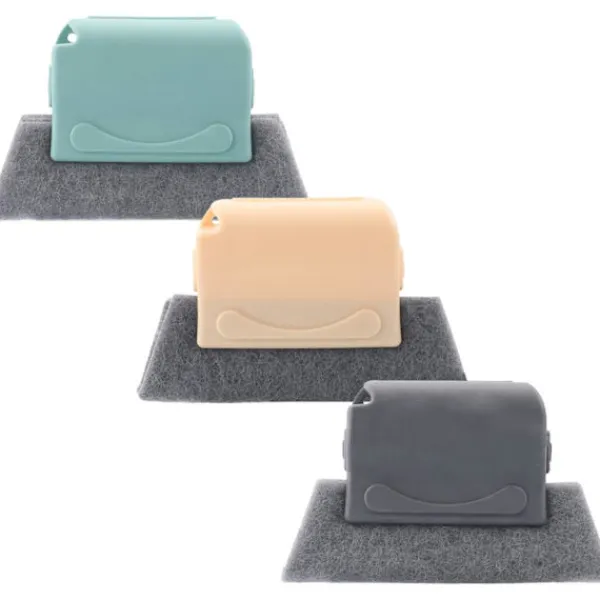 ATELA Fönsterrengöring-3st Creative Groove Rengöringsborste, Magic Fönsterrengöringsborste, Rengör snabbt alla hörn och luckor, Stark Power