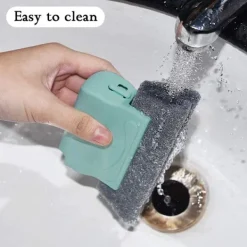 ATELA Fönsterrengöring-3st Creative Groove Rengöringsborste, Magic Fönsterrengöringsborste, Rengör snabbt alla hörn och luckor, Stark Power