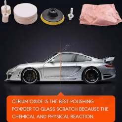 Fönsterrengöring-8st 120g Ceriumoxid Glaspoleringskit För Djup Repborttagning För Vindruta Fönster Glas Cl