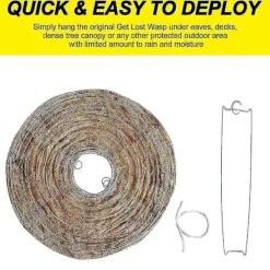 Skadedjur & Insekter-4st getingbo lockbete Hängande falska fälla för hem och trädgård utomhus-yyc