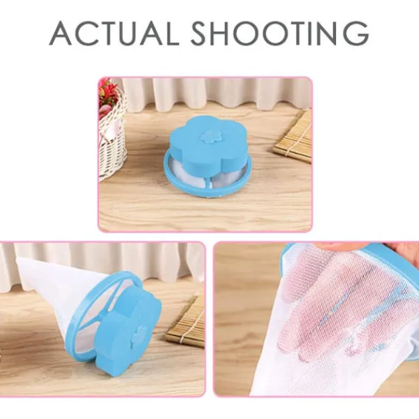 J-star Tvättillbehör-2st Hushållshem Flytande Päls Päls Ludd Hårfångare Tvättmedel Hårfångare