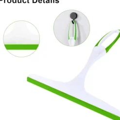 Fönsterrengöring-St Plast Duschspegel Fönsterskrapa, Silikonskrapa, Duschskrapa, Badrums- och Duschskrapa Duschskrapa för Spegel, Badrum, Vind