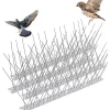 Skadedjur & Insekter-st rostfria fågelpiggar, stålfågelpiggar, anti-duvpinnar, fågelavvisande piggar, för balkongtak och fönster, 33 cm