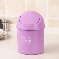 Soptunnor-Stationär miniavfallskorg Liten papperskorg Hushåll med papperskorgar Skrivbord S