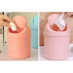 Soptunnor-Stationär miniavfallskorg Liten papperskorg Hushåll med papperskorgar Skrivbord S