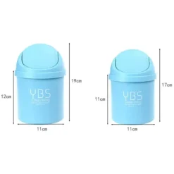 Soptunnor-Stationär miniavfallskorg Liten papperskorg Hushåll med papperskorgar Skrivbord S