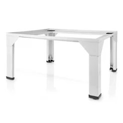 Pricenet Tvättmaskiner-Stativ för Tvättmaskin och Torktumlare | 150 kg | Vit