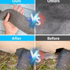 Skadedjur & Insekter-Ståltråd, 2 st 0000 stålull, 8m 100g Anti-mus stålull, Rengöringstråd för rengöring och polering av trä och glas, levereras med handskar