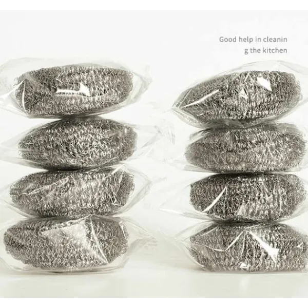 jq8 Svampar & Dukar-Stålull för Diskhon - 16-pack