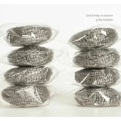 jq8 Rengöringsmedel-Stålull för Diskhon - 4-pack