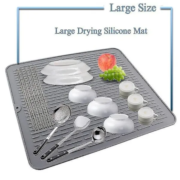 Rengöringsmedel-Stor Silikonunderlägg Mikrofiberdammset