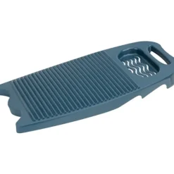 ATELA Tvättillbehör-Stor tvättbräda, handtvättbräda, tvättbräda för tvätt Stor, hög seghet tvättbräda hushåll, 17,7 x 7,8 tum (mörkblå)