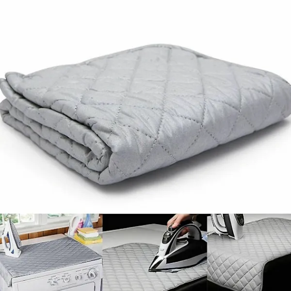 Strykjärn-Strykbordsmatta för bordsskiva, tvättkapsel, tvättmaskin, torktumlare, skydd, värmebeständig filt, presskläder Pro-WELLNGS