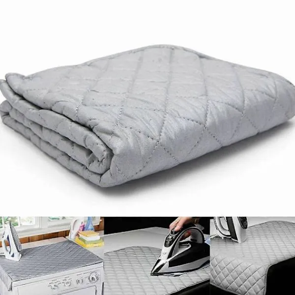 Strykjärn-Strykbordsmatta för bordsskiva, tvättkapsel, tvättmaskin, torktumlare, skyddande värmefilt för pressning av kläder