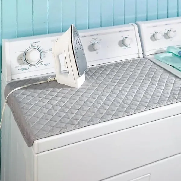 Strykjärn-Strykbordsmatta för bordsskiva, tvättkapsel, tvättmaskin, torktumlare, skyddande värmefilt för pressning av kläder