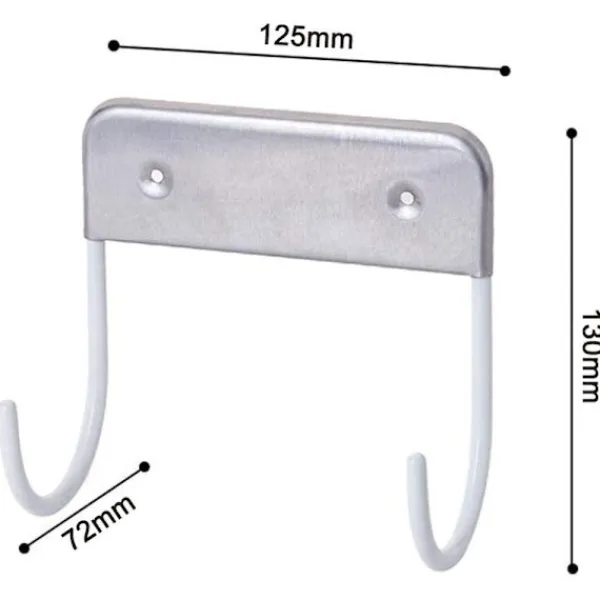 Strykjärn-Strykbrädestativ i metall, strykbärdestativ för väggmontering