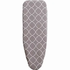 Strykjärn-Strykbrädsöverdrag med dragsko, bekvämt universellt bomullsöverdrag, fläckbeständigt, tjockt skyddande brännduk