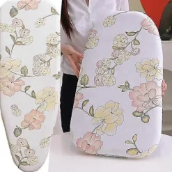 Strykjärn-Strykbrädsöverdrag med dragsko, bekvämt universellt bomullsöverdrag, fläckbeständigt, tjockt skyddande brännduk