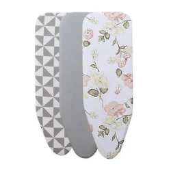 Strykjärn-Strykbrädsöverdrag med dragsko, bekvämt universellt bomullsöverdrag, fläckbeständigt, tjockt skyddande brännduk