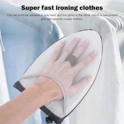 Strykjärn-Strykjärnshandske för ångstrykjärn, ångbeständig handske, värmebeständig komplett skyddande ångstrykjärnsvante med fingerögla