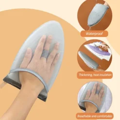 Strykjärn-Strykjärnshandske för ångstrykjärn, ånghandske, vattentäta ånghandskar