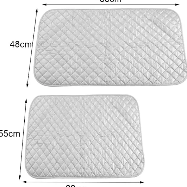 Strykjärn-Strykjärnsmatta, reflekterande strykjärnsmatta överdrag klädtork torktumlare bänkskiva strykbräda strykbräda(60 * 55c