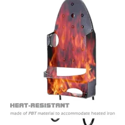 Strykjärn-Strykjärnsställ Väggmonterat med Strykbrädeshängare Krokar