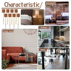 Skadedjur & Insekter-Stycken 17,3 tum Flugsmälla Läder Flugsmälla Lång Flugsmälla Manuell Flugsmälla Trähandtag B