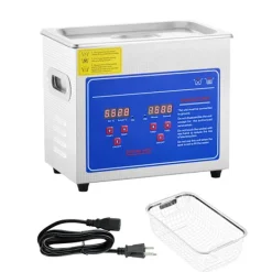 Rengöringsmedel-SucceBuy 3L Ultraljudstvätt SUS304 Rostfritt stål, Digital Timer för Värmare, Professionell Ultraljudsrengörare för Smycken