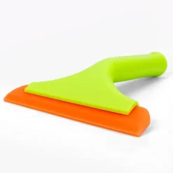 Fönsterrengöring-Supermjuk silikonskrapa, automatisk vattenskrapa, torkare, duschskrapa med långt handtag, lämplig för bilvindrutor, fönster, speglar